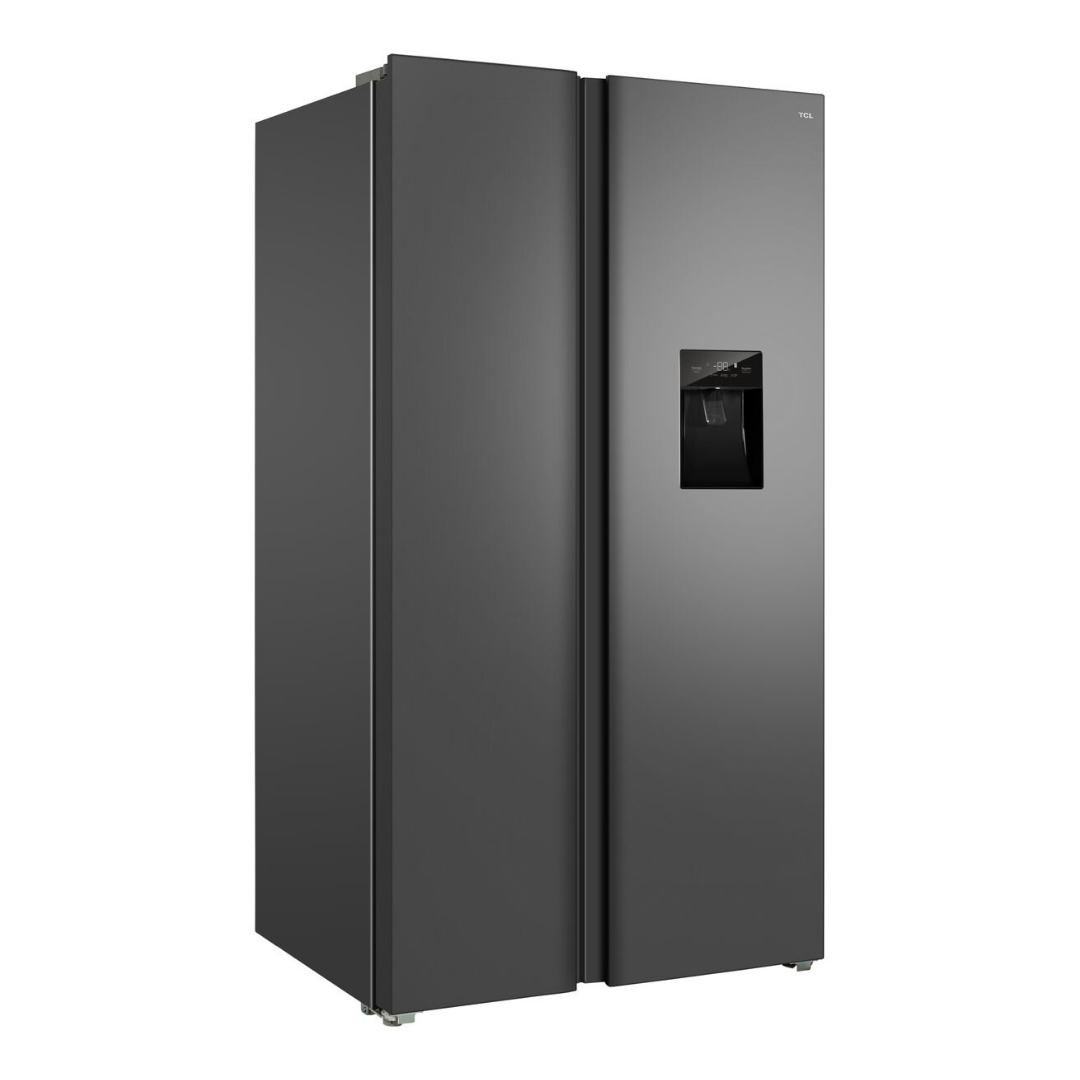 TCL 631L Silver Side By Side Fridge