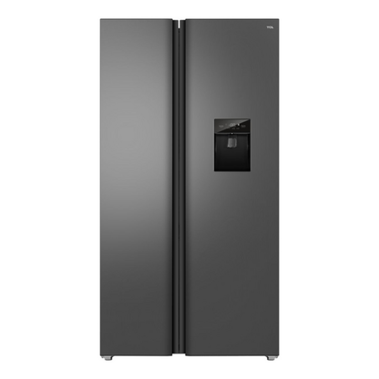 TCL 631L Silver Side By Side Fridge