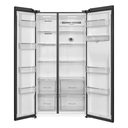 TCL 631L Silver Side By Side Fridge