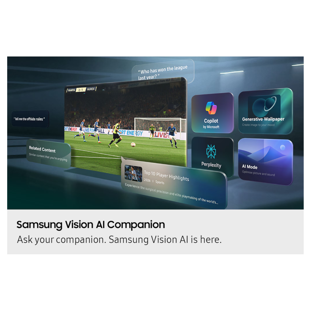 Samsung 50" Mini LED 4K Samsung Vision AI Smart TV (2026)