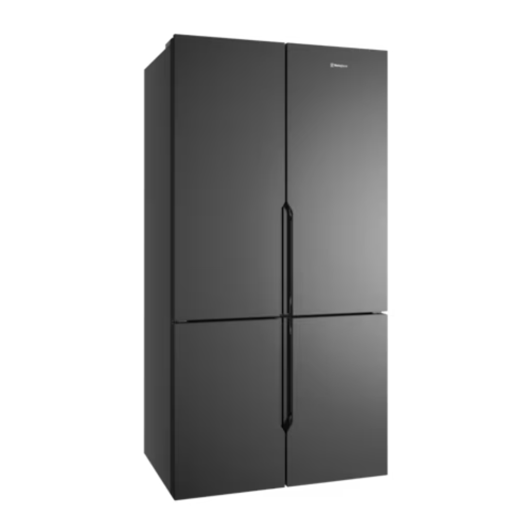 Westinghouse 564L Quad Door Fridge Matte Charcoal Black