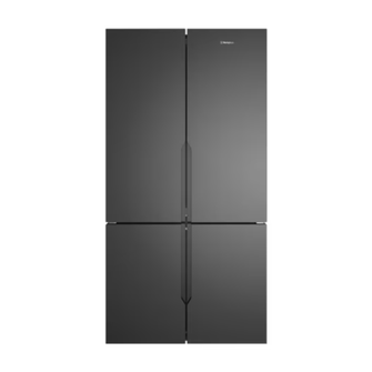 Westinghouse 564L Quad Door Fridge Matte Charcoal Black