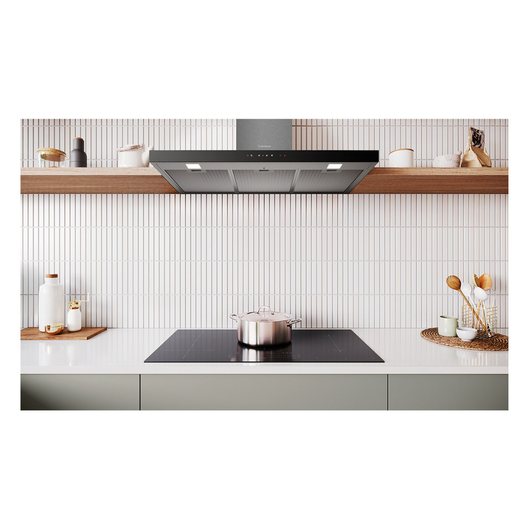 Westinghouse 90cm Canopy Rangehood Dark Stainless Steel