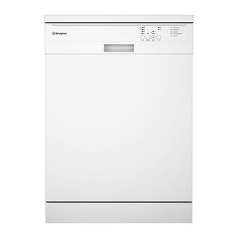 Westinghouse Freestanding White Sensor Wash Dishwasher
