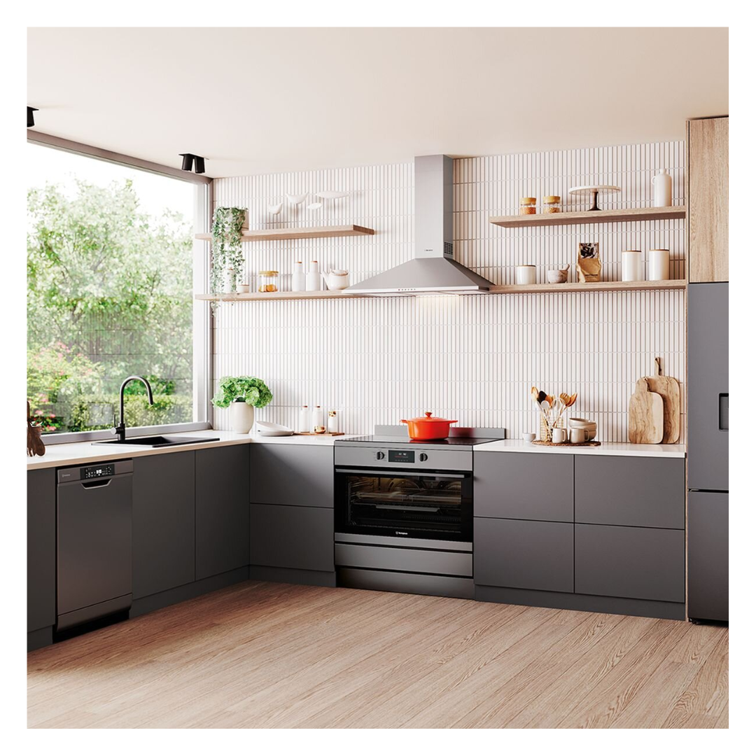 Westinghouse 60cm Dark Stainless Steel Freestanding Dishwasher