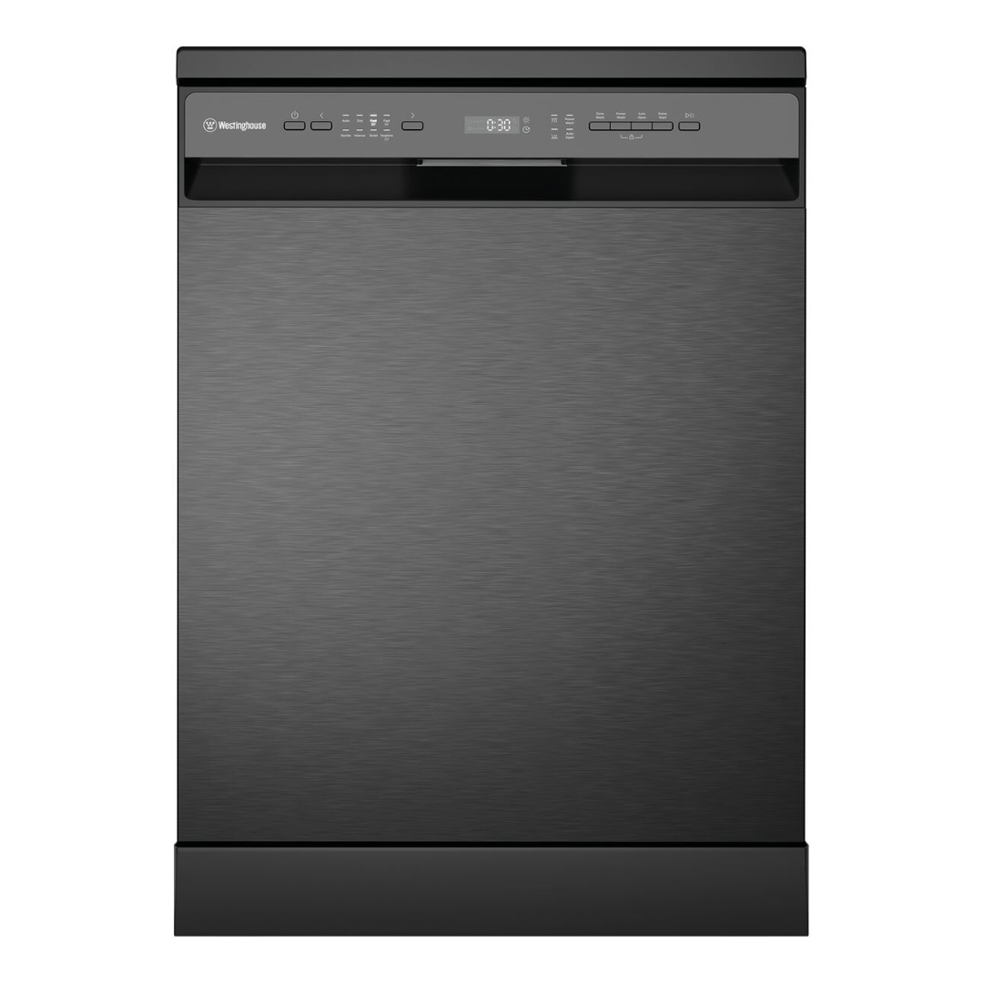 Westinghouse 60cm Freestanding Dishwasher Dark Stainless Steel