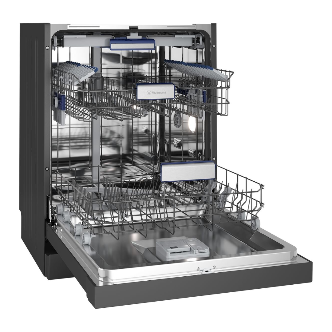Westinghouse 60cm Dark Stainless Steel Built Under Dishwasher