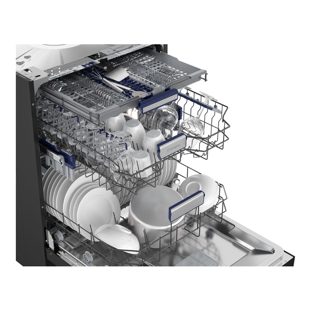 Westinghouse 60cm Dark Stainless Steel Built Under Dishwasher