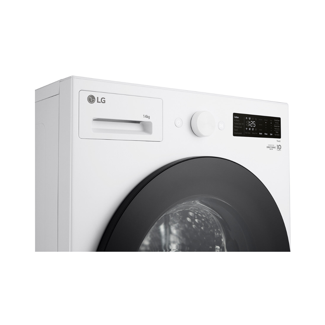 LG 14kg Series XL Front Load Washing Machine Matte White