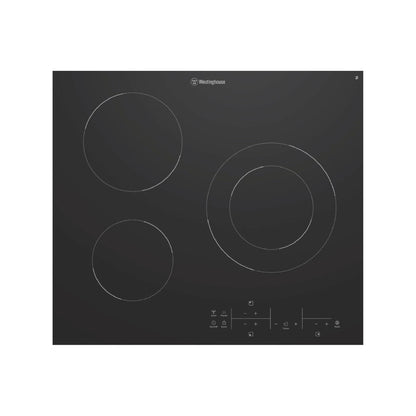 Westinghouse 60cm 3 Zone Ceramic Cooktop with Dual Zone and Hob2Hood - WHC633BD image_1