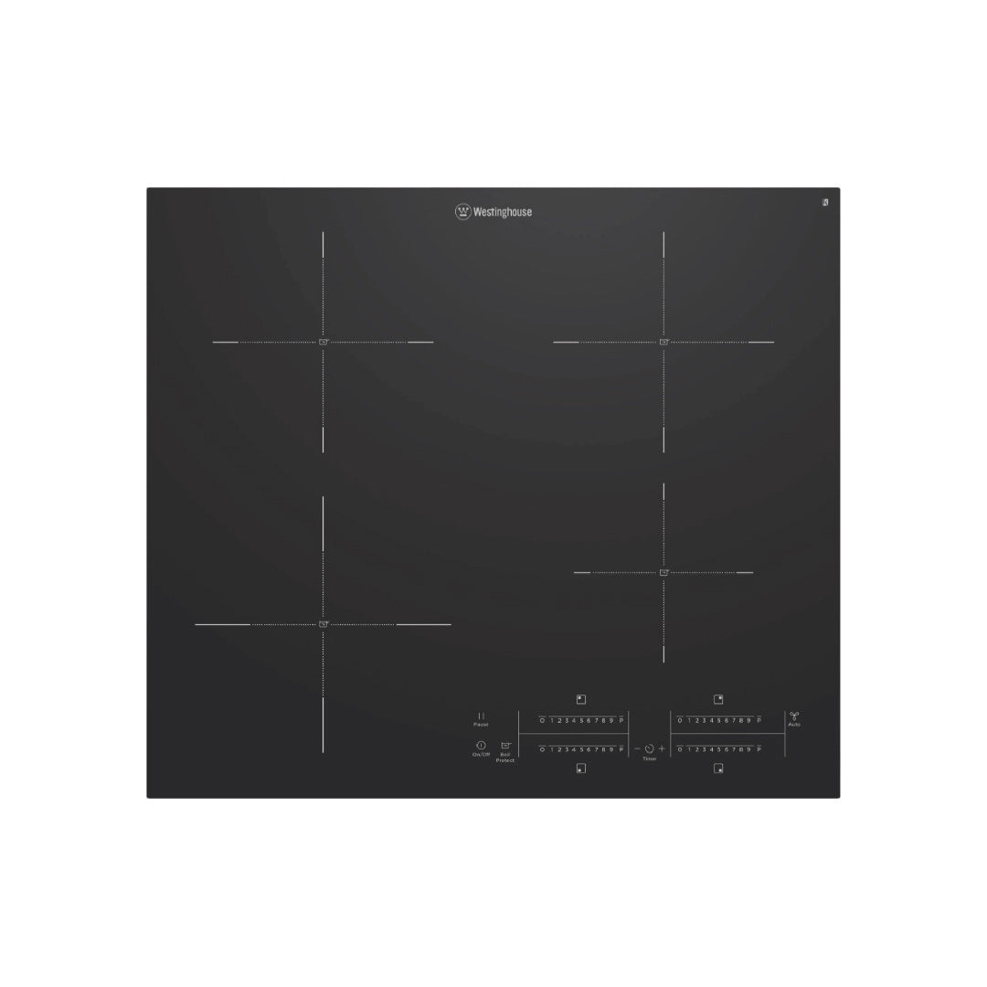 Westinghouse 60cm 4 Zone Induction Cooktop with BoilProtect and Hob2Hood - WHI643BD image_1