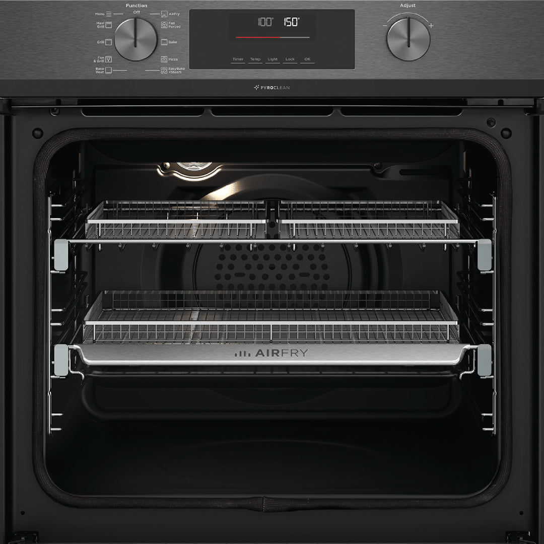 Westinghouse 60cm Dark Stainless Steel Pyroclean Oven with Dual Airfry - WVEP6717DD image_3
