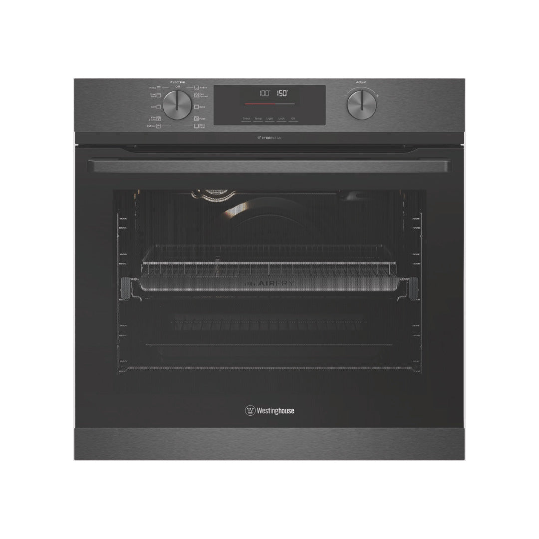 Westinghouse 60cm Multi-Function 10 Pyrolytic Oven with AirFry Dark Stainless Steel - WVEP6716DD image_1
