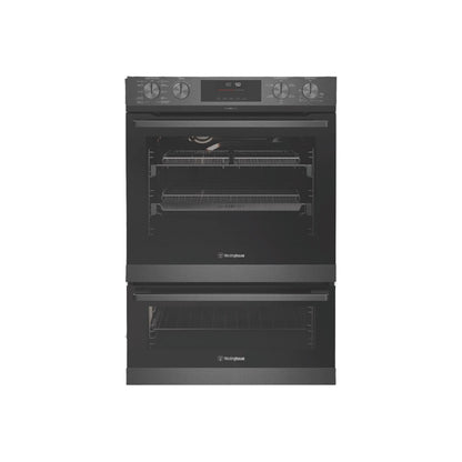 Westinghouse 60cm Multi-Function 10/5 Pyrolytic Duo Oven with AirFry and SteamBake, Dark Stainless Steel - WVEP6727DD image_1