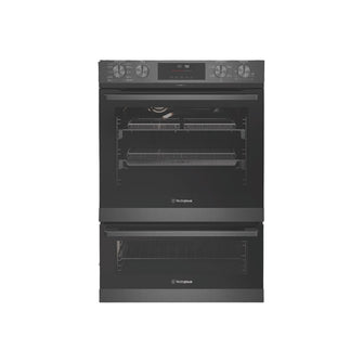 Westinghouse 60cm Multi-Function 10/5 Pyrolytic Duo Oven with AirFry and SteamBake, Dark Stainless Steel - WVEP6727DD image_1