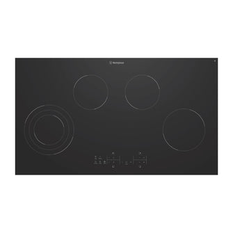 Westinghouse 90cm 4 Zone Ceramic Cooktop with Triple Zone and Hob2Hood - WHC943BD image_1