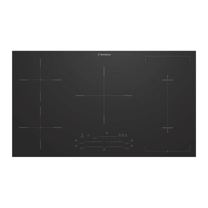 Westinghouse 90cm 5 Zone Induction Cooktop with BoilProtect, Bridge Zone and Hob2Hood - WHI955BD image_1