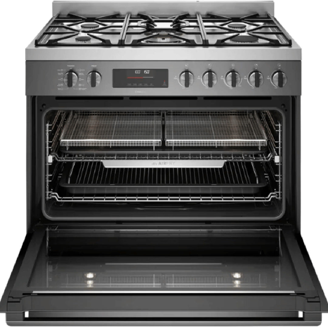 Westinghouse 90cm Dual Fuel Pyrolytic Freestanding Cooker with AirFry and SteamBake Dark Stainless Steel - WFEP9717DD image_2