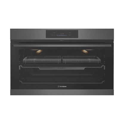 Westinghouse 90cm Multi-Function 17 Pyrolytic Oven with AirFry and SteamBake, Dark Stainless Steel - WVEP9917DD image_1