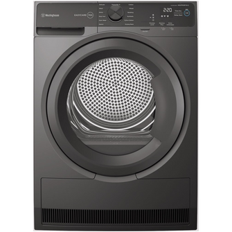 Westinghouse 8Kg Easycare 700 Series Heat Pump Dryer Metallic Grey