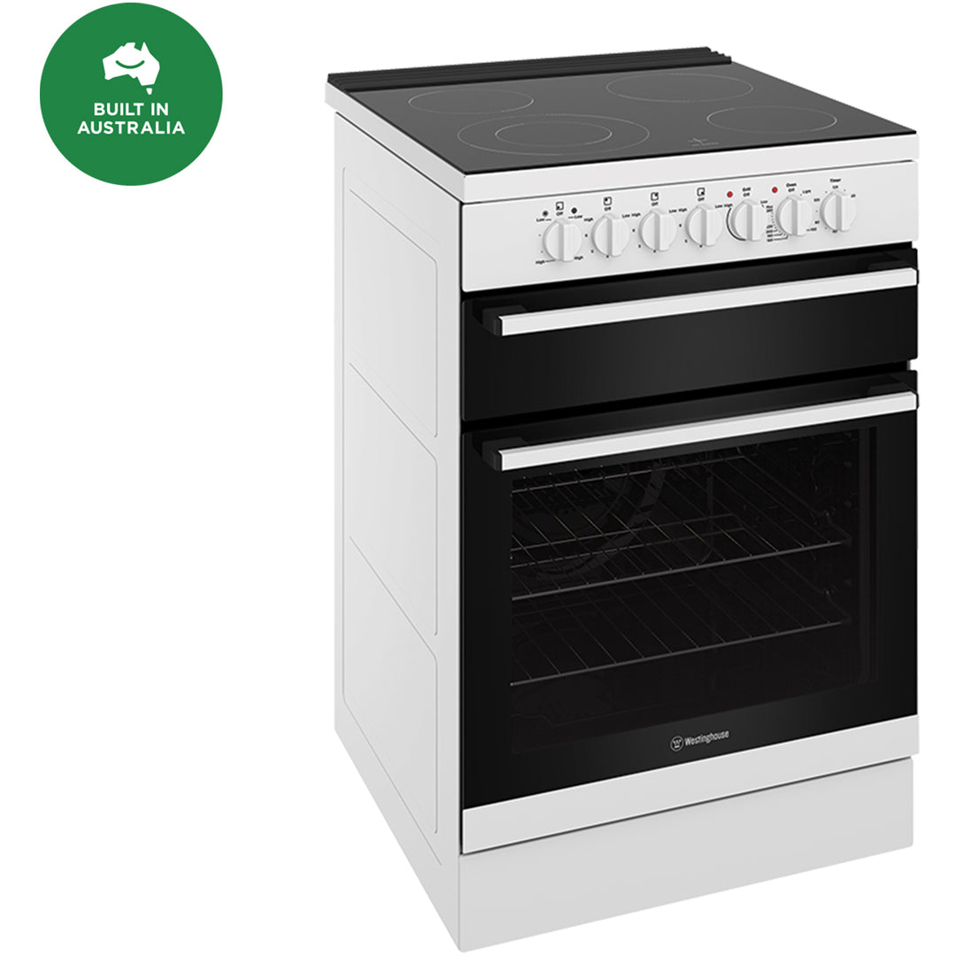 Westinghouse 60cm Electric Freestanding Cooker with Separate Grill in - WFE642WC image_1