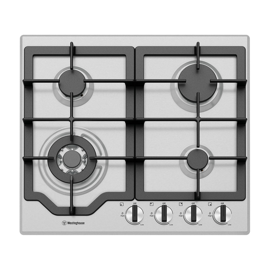Westinghouse 60cm 4 Burner Stainless Gas Cooktop - WHG644SC image_1