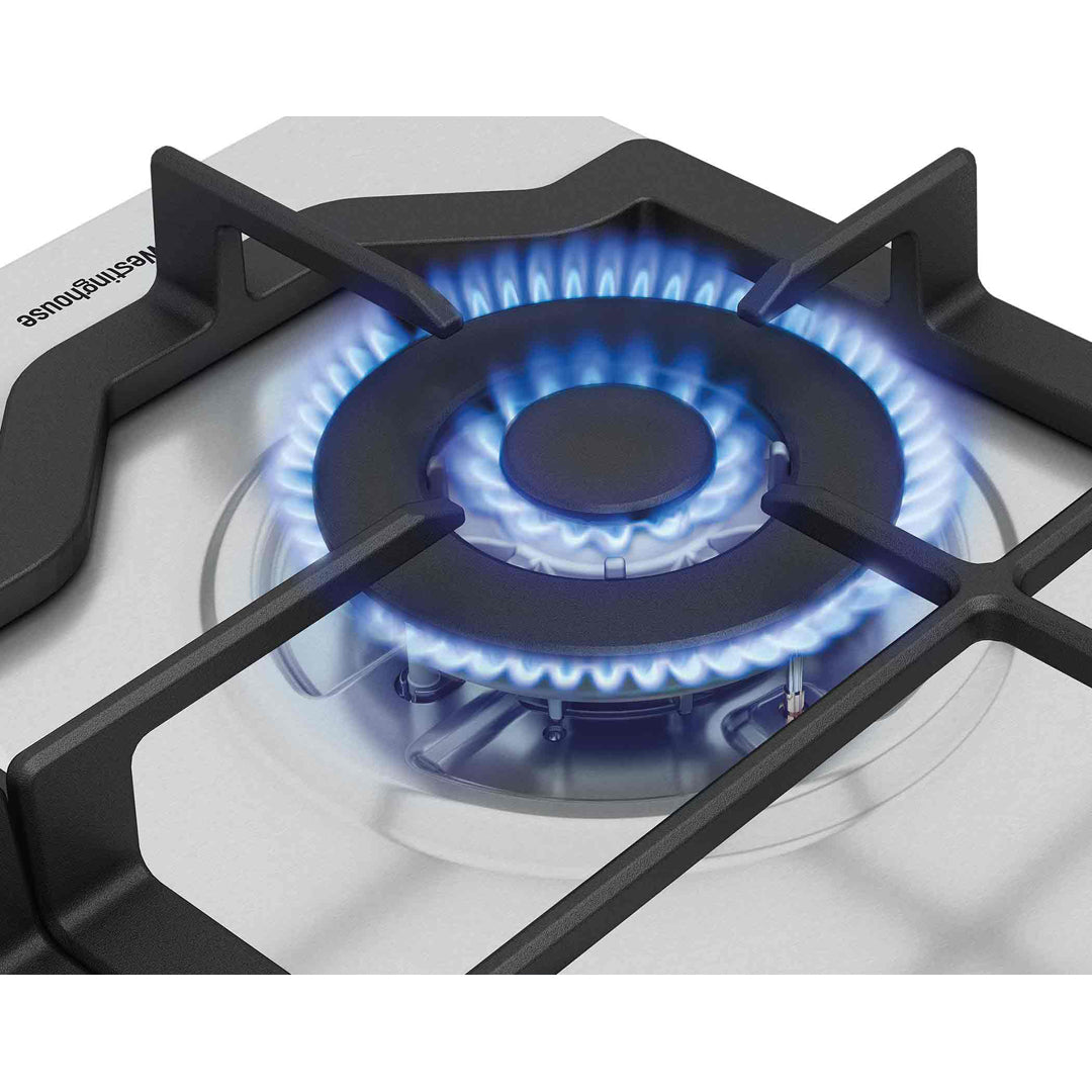 Westinghouse 60cm 4 Burner Stainless Gas Cooktop - WHG644SC image_4