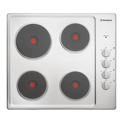 Westinghouse 60cm Electric Solid Cooktop Stainless Steel - WHS642SC image_1
