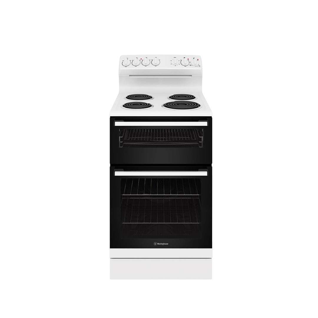 Westinghouse 54cm White Electric Freestanding Cooker with Coil Hob - WLE522WC image_2