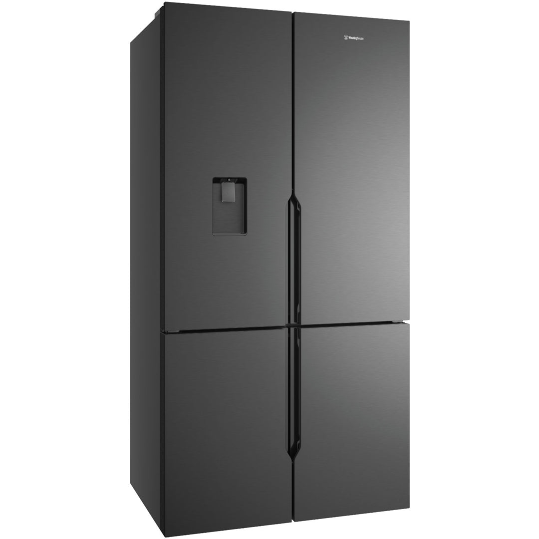 Westinghouse 564L French Quad Door Fridge in Matte Charcoal Black - WQE5660BA image_1