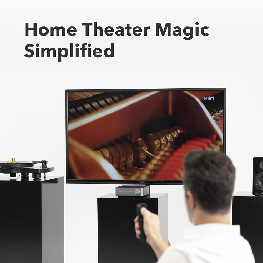 WiiM Amp Multiroom Streaming Amplifier Silver