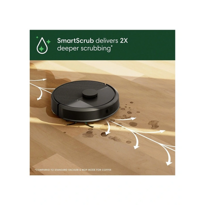 iRobot Roomba 105 Combo with AutoEmpty Dock, using SmartScrub which delivers 2X deeper scrubbing. 
