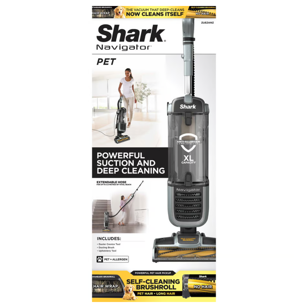 Shark Navigator Pet Vacuum With Self Cleaning Brushroll