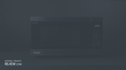 Sharp 36L Pro Airfry Convection Microwave Black Stainless