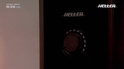 Heller Black Fan Assisted Quartz Radiant Heater 2400W